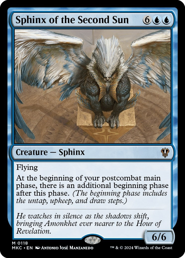 Image for Sphinx of the Second Sun (Commander: Murders at Karlov Manor) (118) - Magic: The Gathering