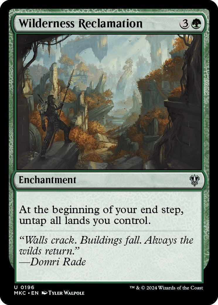 Image for Wilderness Reclamation (Commander: Murders at Karlov Manor) (196) - Magic: The Gathering