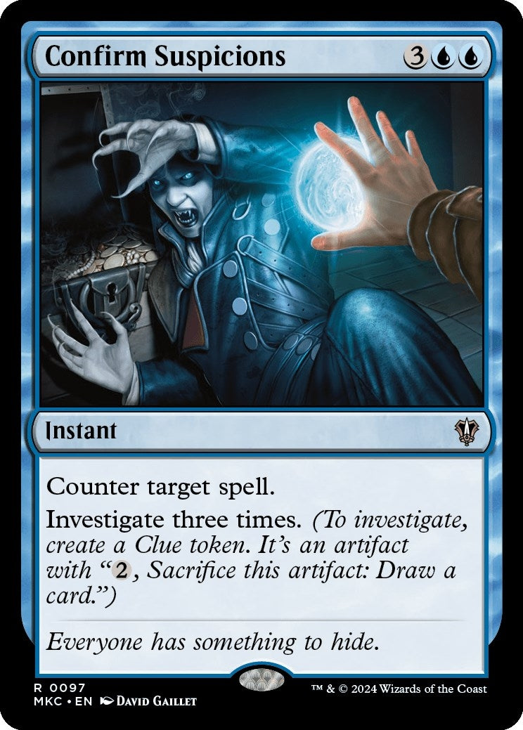 Image for Confirm Suspicions (Commander: Murders at Karlov Manor) (97) - Magic: The Gathering