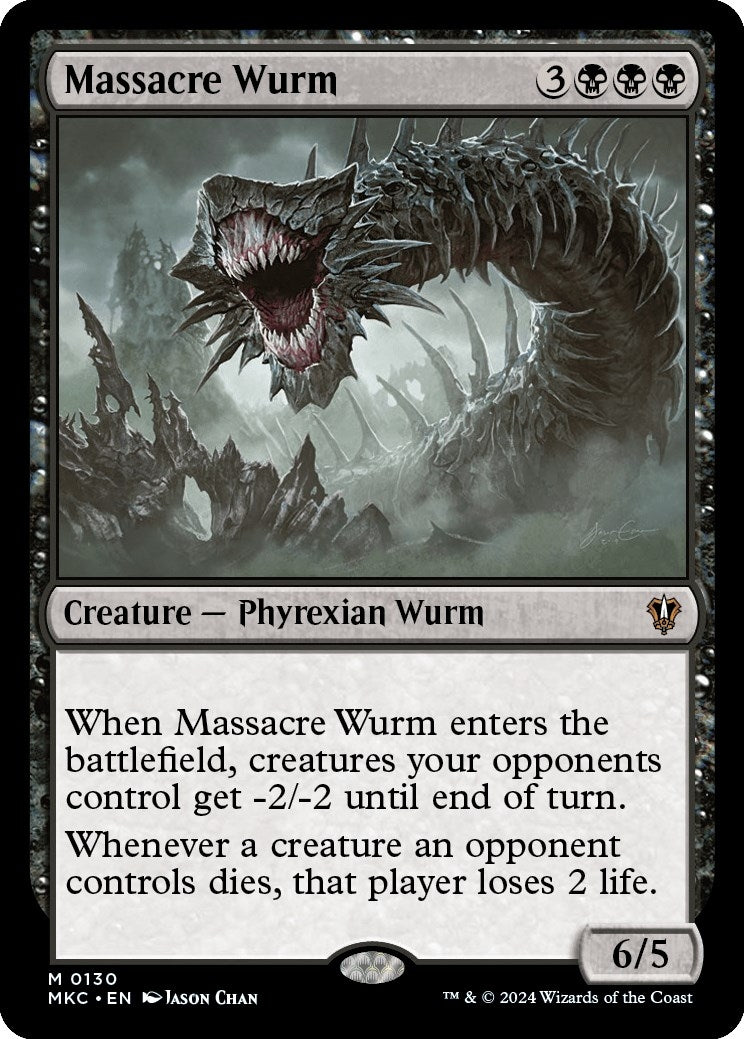 Image for Massacre Wurm (Commander: Murders at Karlov Manor) (130) - Magic: The Gathering