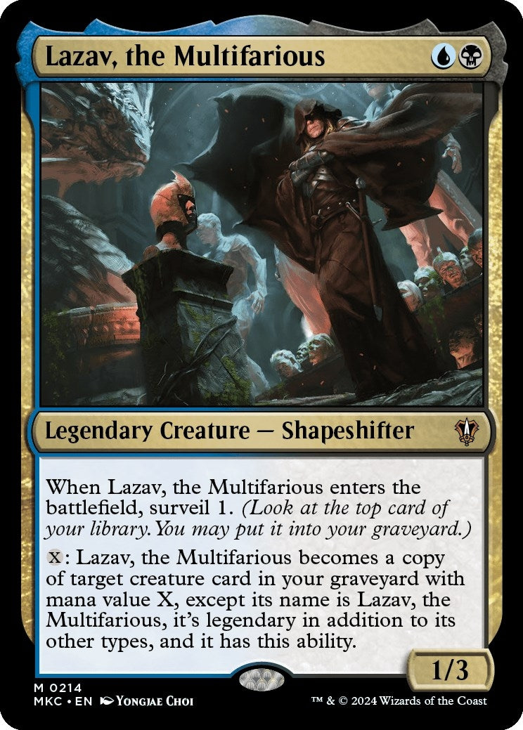 Image for Lazav, the Multifarious (Commander: Murders at Karlov Manor) (214) - Magic: The Gathering