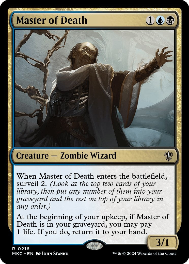Image for Master of Death (Commander: Murders at Karlov Manor) (216) - Magic: The Gathering
