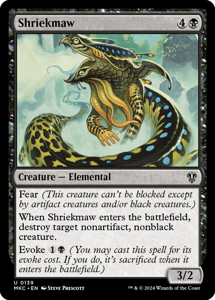 Image for Shriekmaw (Commander: Murders at Karlov Manor) (139) - Magic: The Gathering