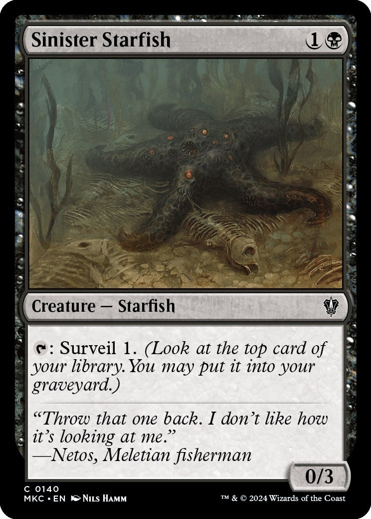 Image for Sinister Starfish (Commander: Murders at Karlov Manor) (140) - Magic: The Gathering