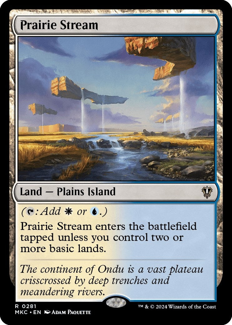 Image for Prairie Stream (Commander: Murders at Karlov Manor) (281) - Magic: The Gathering