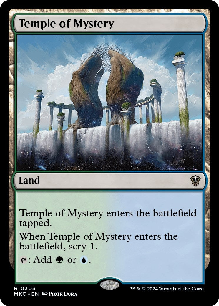 Image for Temple of Mystery (Commander: Murders at Karlov Manor) (303) - Magic: The Gathering