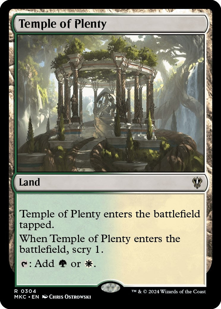 Image for Temple of Plenty (Commander: Murders at Karlov Manor) (304) - Magic: The Gathering