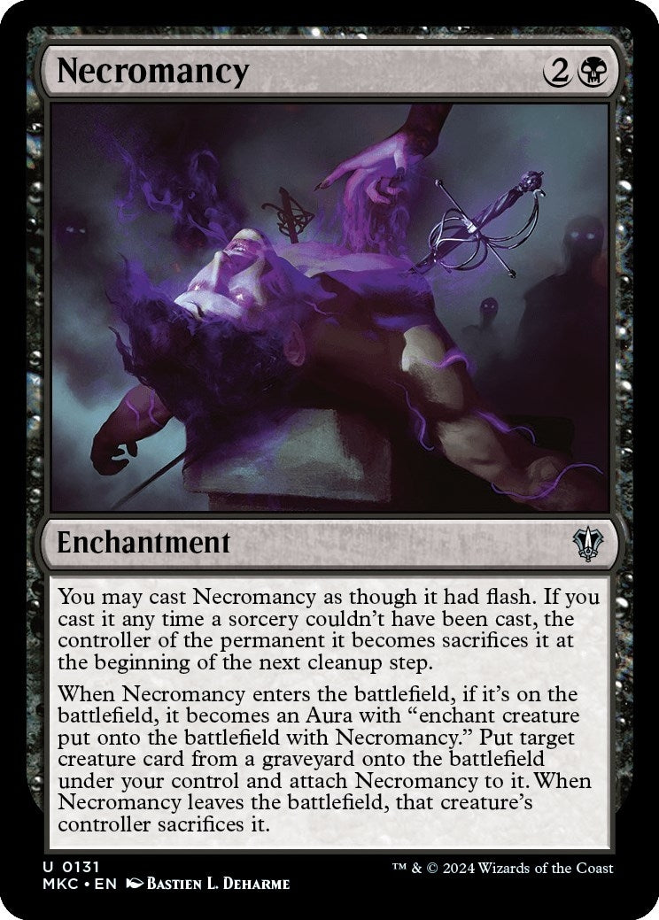 Image for Necromancy (Commander: Murders at Karlov Manor) (131) - Magic: The Gathering