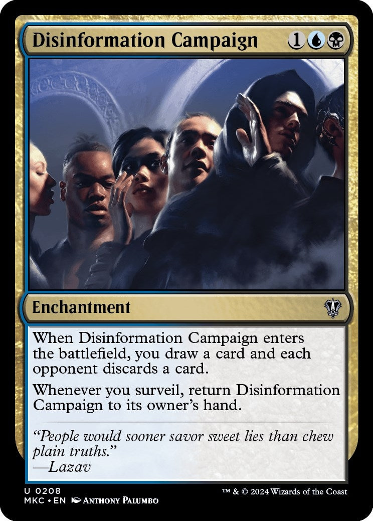 Image for Disinformation Campaign (Commander: Murders at Karlov Manor) (208) - Magic: The Gathering