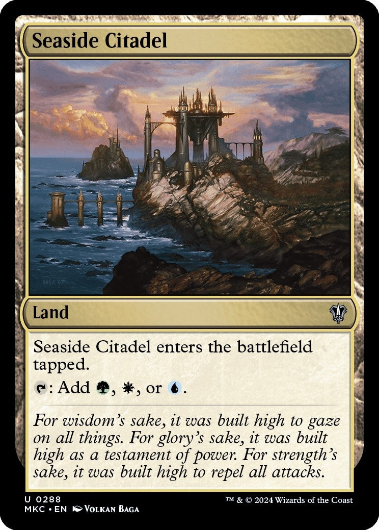 Image for Seaside Citadel (Commander: Murders at Karlov Manor) (288) - Magic: The Gathering