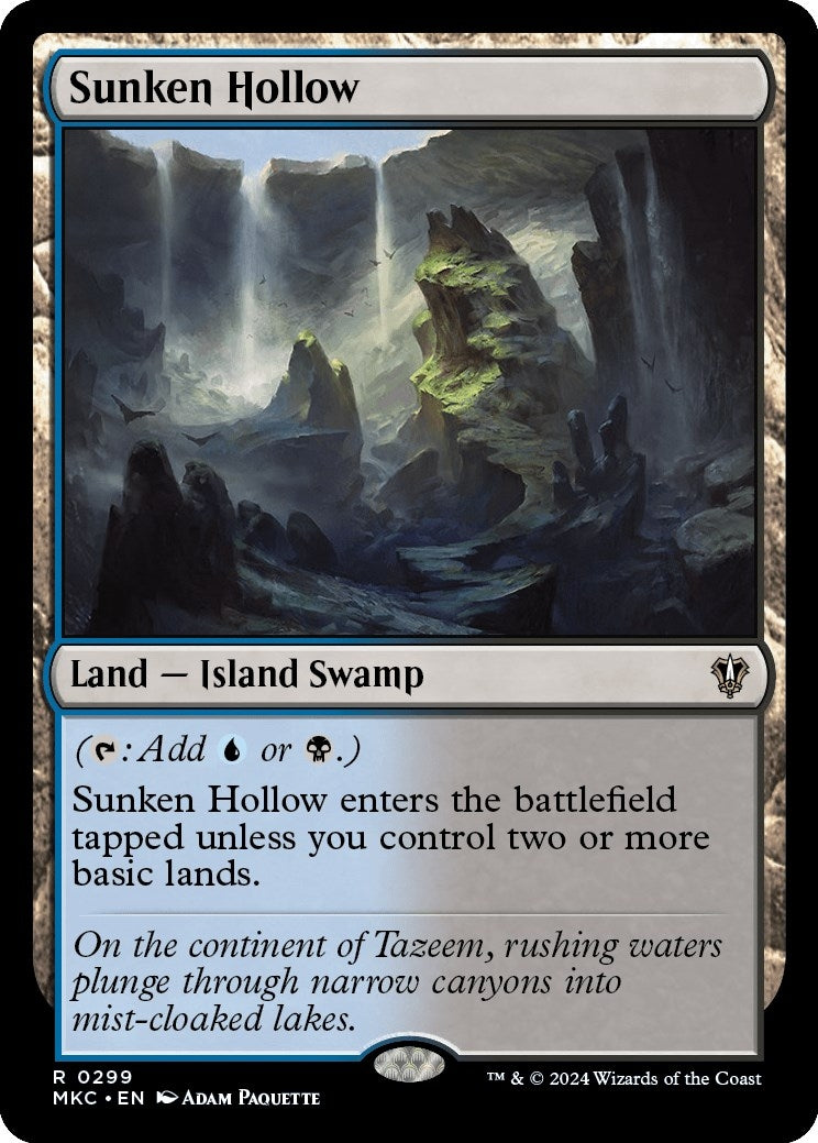 Image for Sunken Hollow (Commander: Murders at Karlov Manor) (299) - Magic: The Gathering