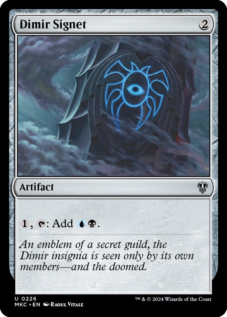 Image for Dimir Signet (Commander: Murders at Karlov Manor) (226) - Magic: The Gathering