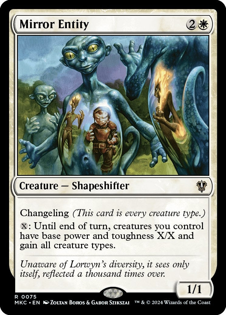 Image for Mirror Entity (Commander: Murders at Karlov Manor) (75) - Magic: The Gathering