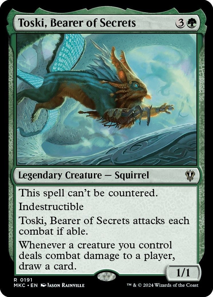 Image for Toski, Bearer of Secrets (Commander: Murders at Karlov Manor) (191) - Magic: The Gathering
