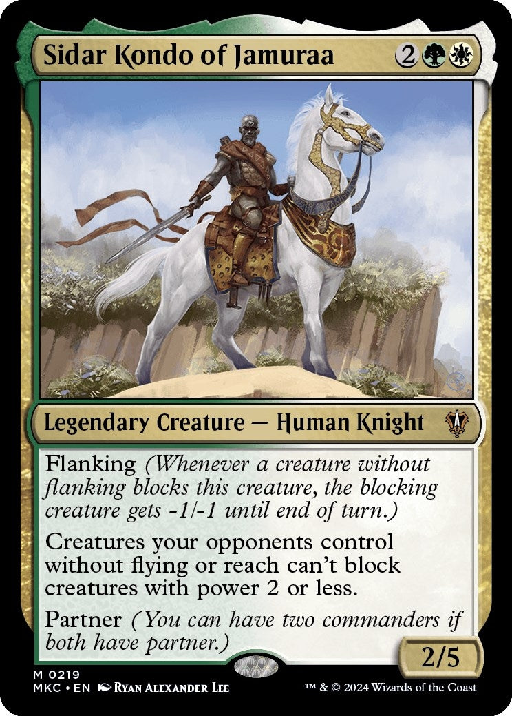 Image for Sidar Kondo of Jamuraa (Commander: Murders at Karlov Manor) (219) - Magic: The Gathering