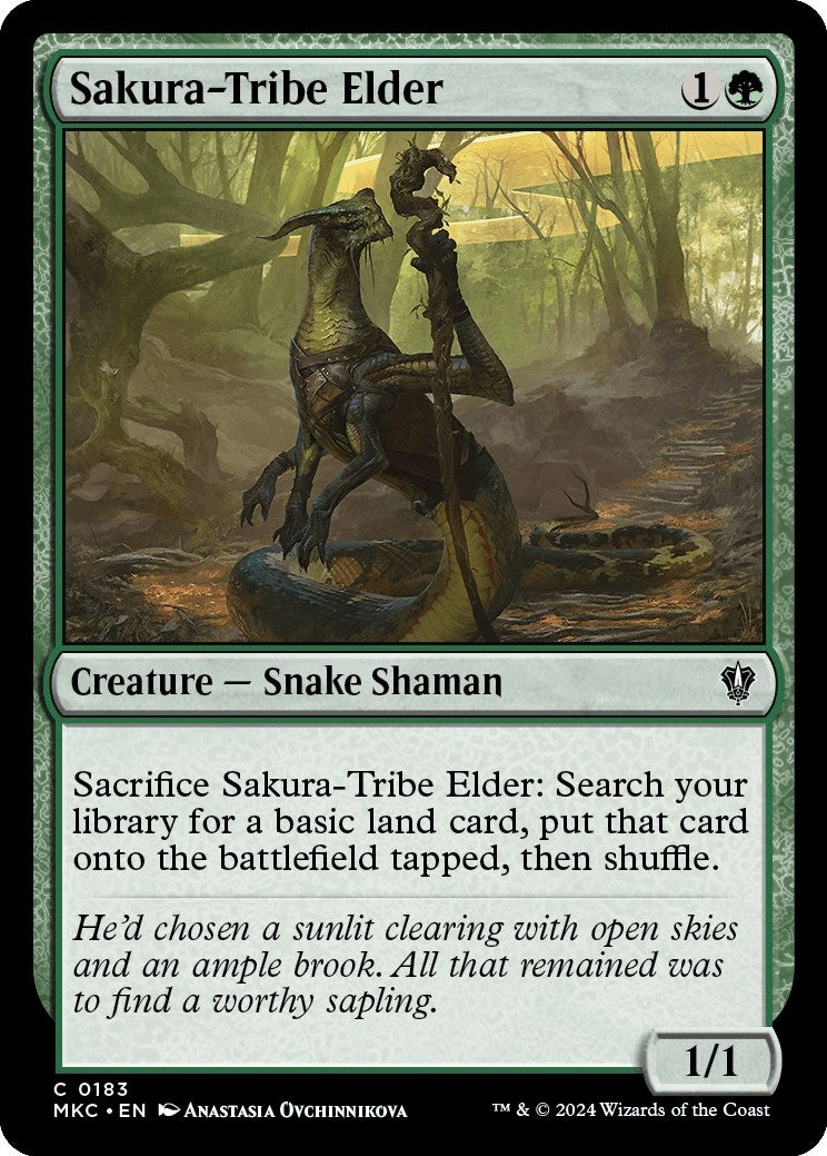 Image for Sakura-Tribe Elder (Commander: Murders at Karlov Manor) (183) - Magic: The Gathering