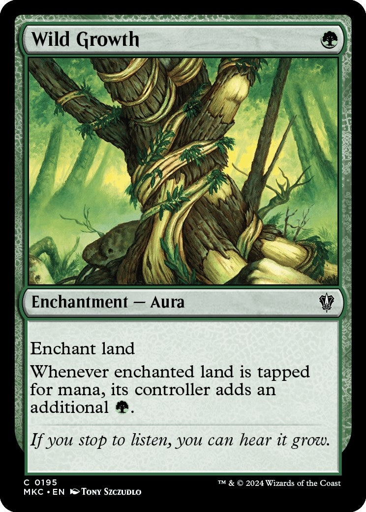 Image for Wild Growth (Commander: Murders at Karlov Manor) (195) - Magic: The Gathering