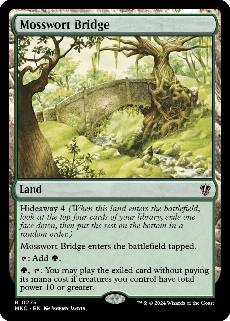 Image for Mosswort Bridge (Commander: Murders at Karlov Manor) (275) - Magic: The Gathering