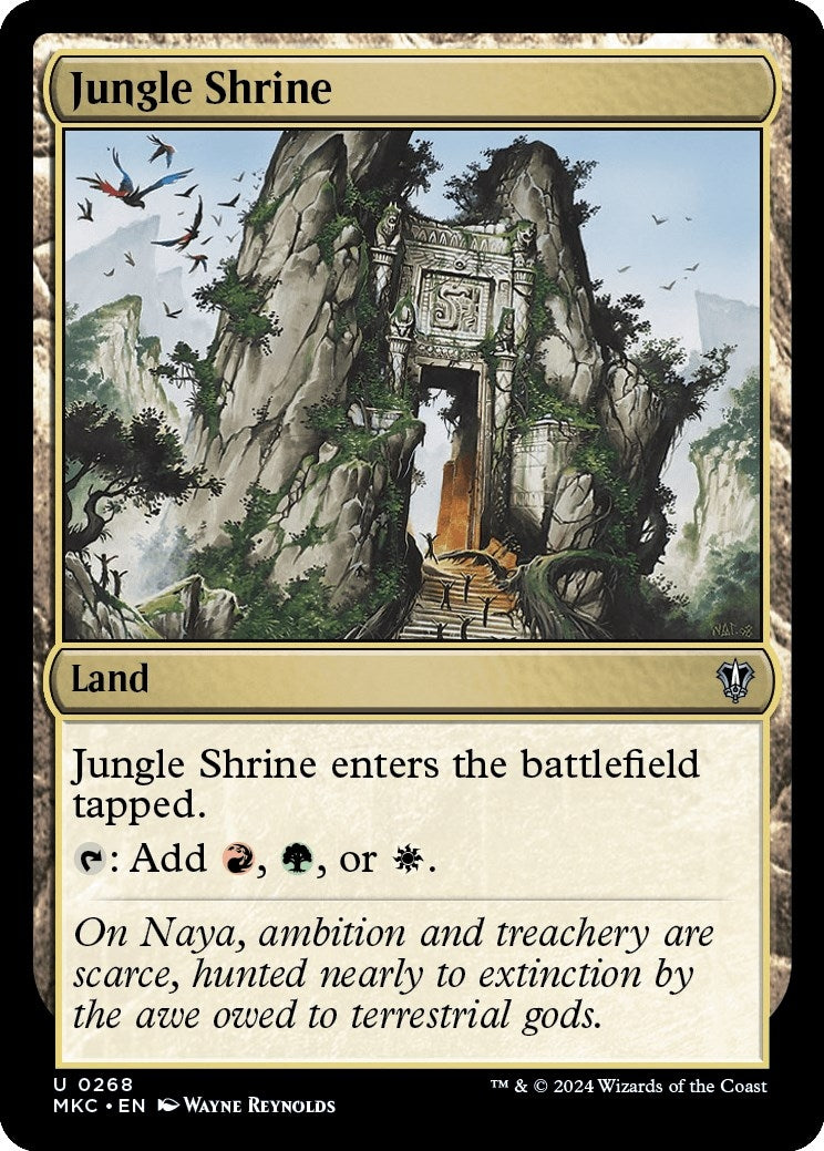 Image for Jungle Shrine (Commander: Murders at Karlov Manor) (268) - Magic: The Gathering