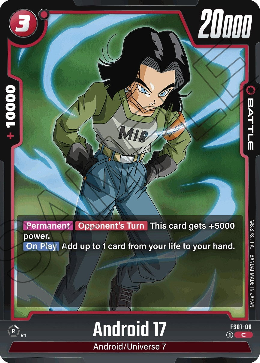 Image for Android 17 (Starter Deck 1: Son Goku) (FS01-06) - Dragon Ball Super: Fusion World