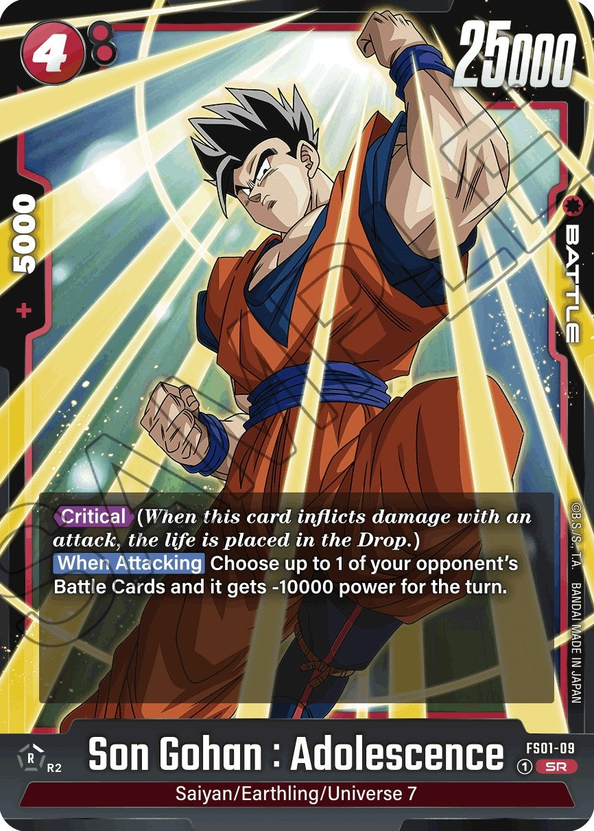 Image for Son Gohan : Adolescence (Starter Deck 1: Son Goku) (FS01-09) - Dragon Ball Super: Fusion World