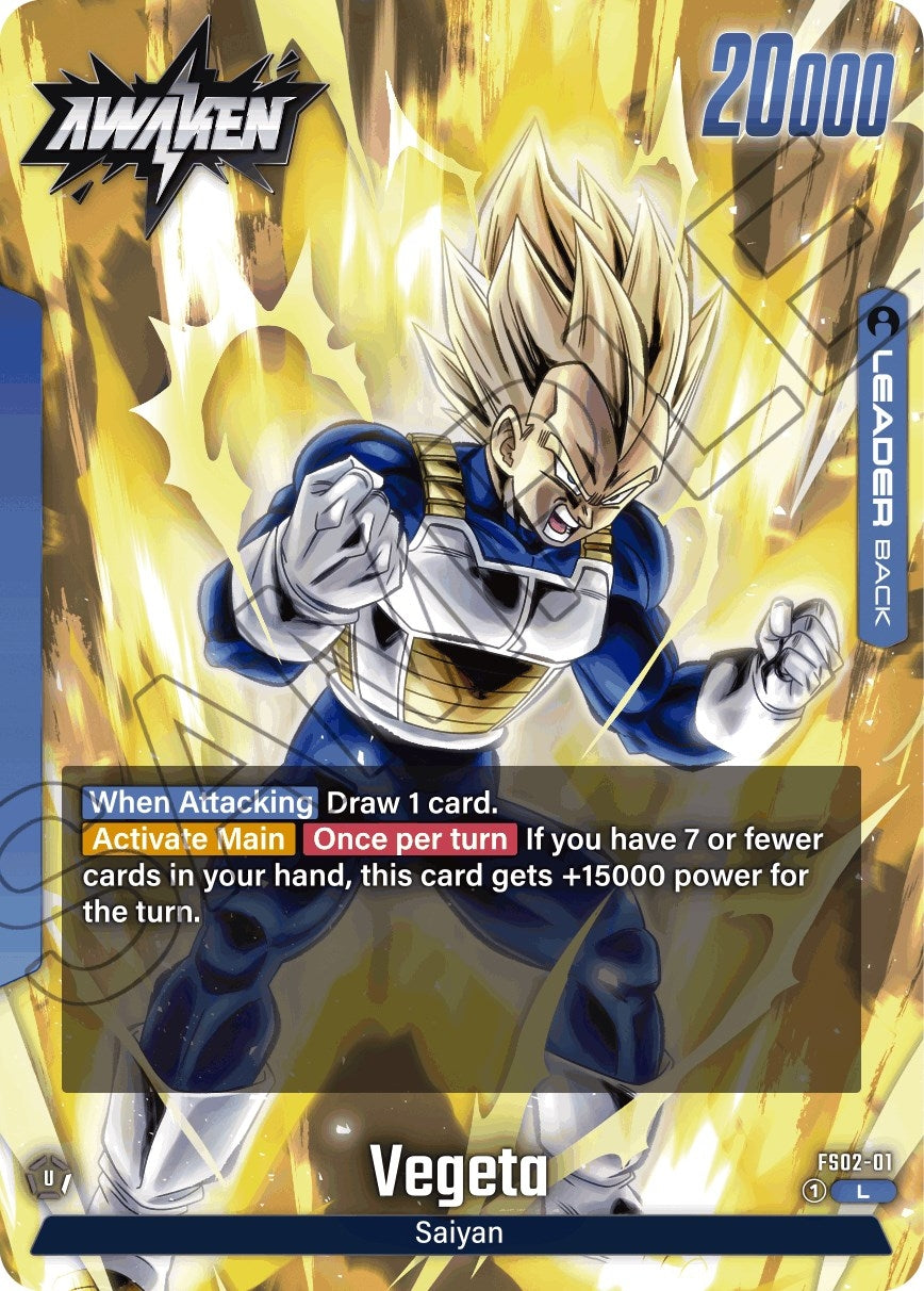 Image for Vegeta - FS02-01 (Starter Deck 2: Vegeta) (FS02-01) - Dragon Ball Super: Fusion World