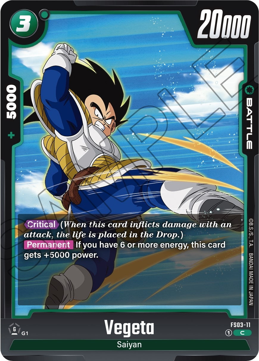 Image for Vegeta - FS03-11 (Starter Deck 3: Broly) (FS03-11) - Dragon Ball Super: Fusion World
