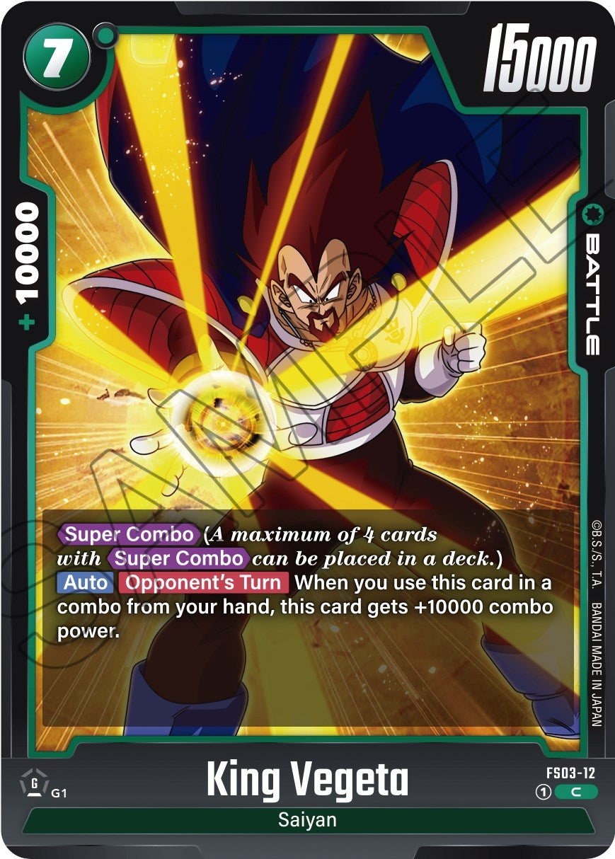 Image for King Vegeta (Starter Deck 3: Broly) (FS03-12) - Dragon Ball Super: Fusion World