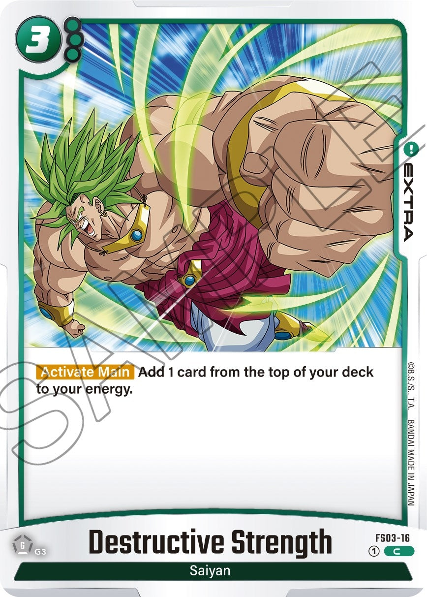 Image for Destructive Strength (Starter Deck 3: Broly) (FS03-16) - Dragon Ball Super: Fusion World