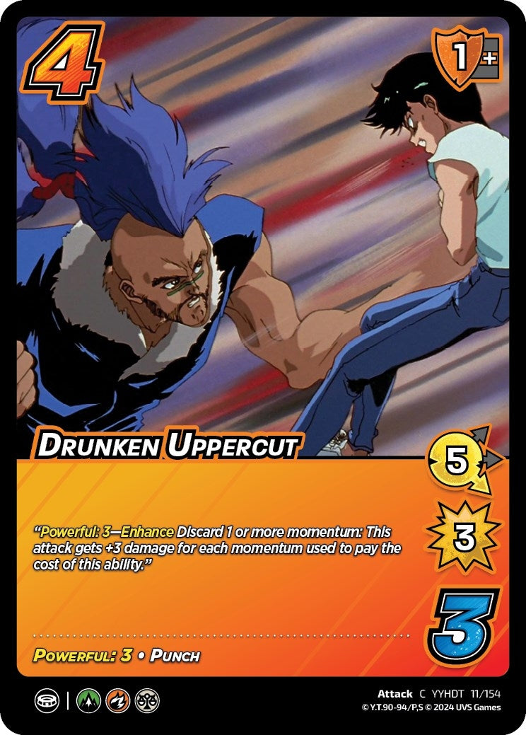 Image for Drunken Uppercut (Yu Yu Hakusho: Dark Tournament) (11/154) - UniVersus