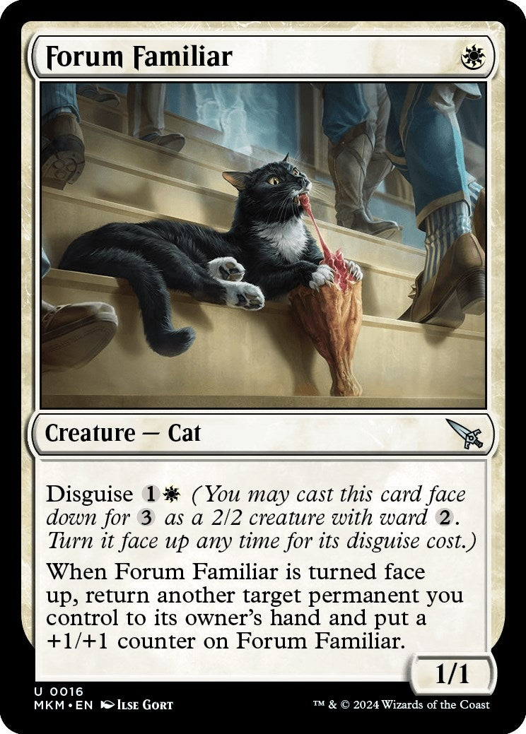 Image for Forum Familiar (Murders at Karlov Manor) (16) - Magic: The Gathering