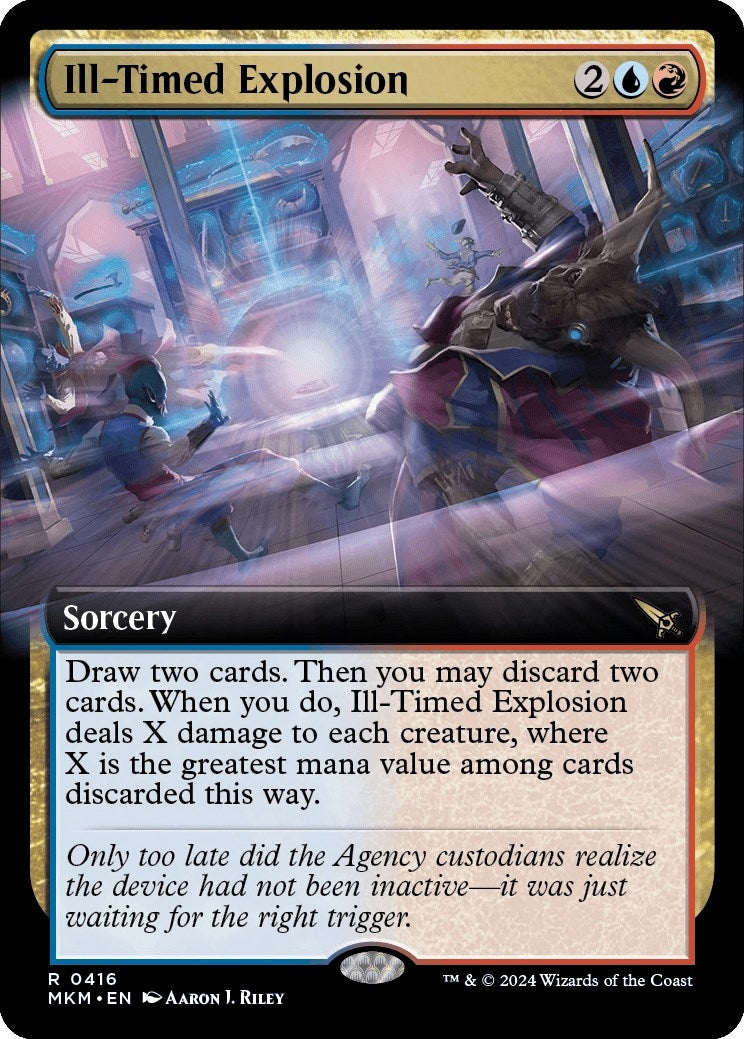 Image for Ill-Timed Explosion (Extended Art) (Murders at Karlov Manor) (416) - Magic: The Gathering