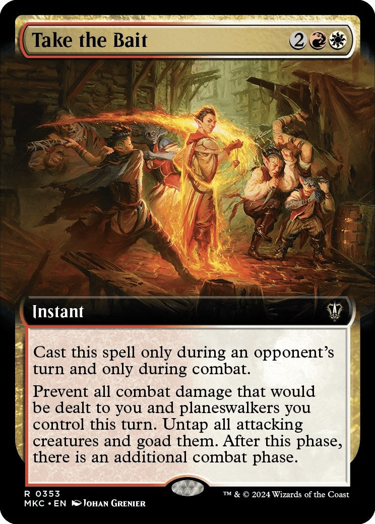 Image for Take the Bait (Extended Art) (Commander: Murders at Karlov Manor) (353) - Magic: The Gathering