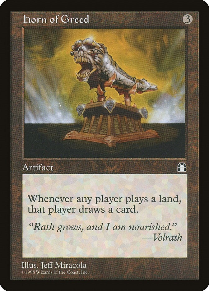 Image for Horn of Greed (Stronghold) - Magic: The Gathering