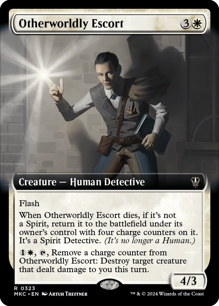 Image for Otherworldly Escort (Extended Art) (Commander: Murders at Karlov Manor) (323) - Magic: The Gathering