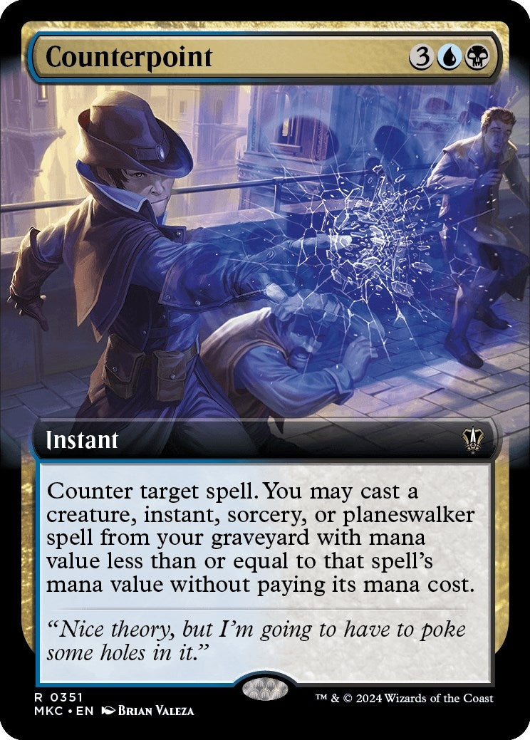 Image for Counterpoint (Extended Art) (Commander: Murders at Karlov Manor) (351) - Magic: The Gathering