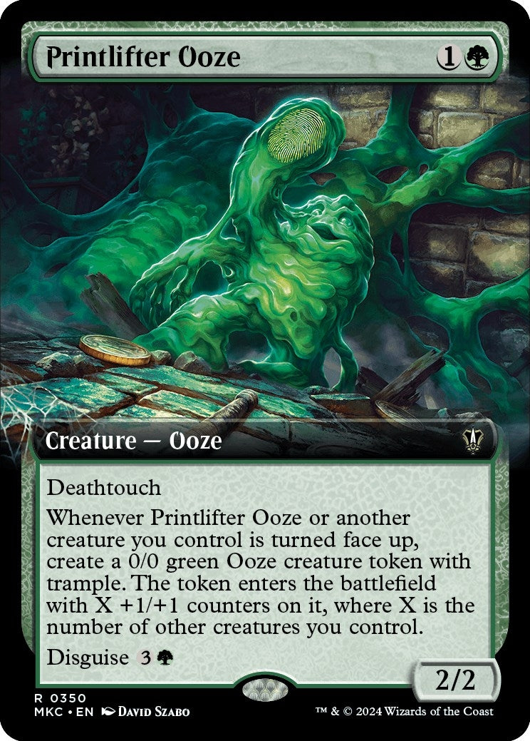 Image for Printlifter Ooze (Extended Art) (Commander: Murders at Karlov Manor) (350) - Magic: The Gathering