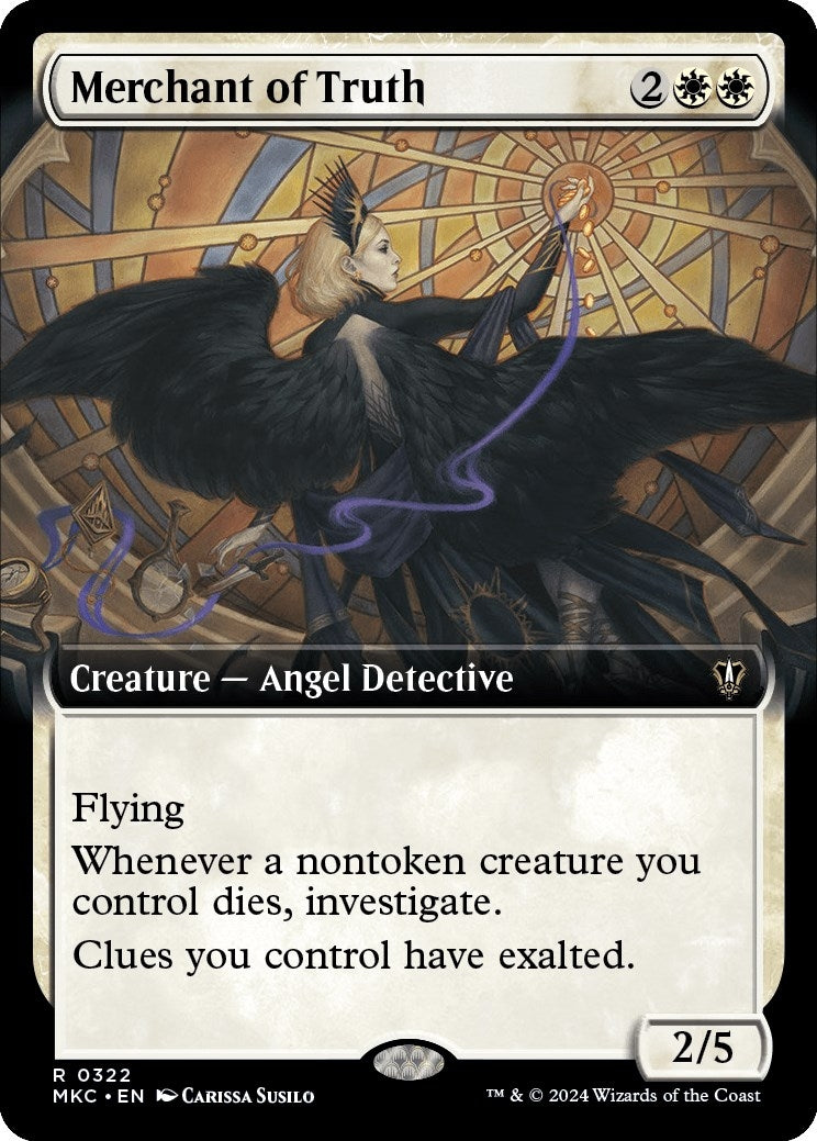 Image for Merchant of Truth (Extended Art) (Commander: Murders at Karlov Manor) (322) - Magic: The Gathering