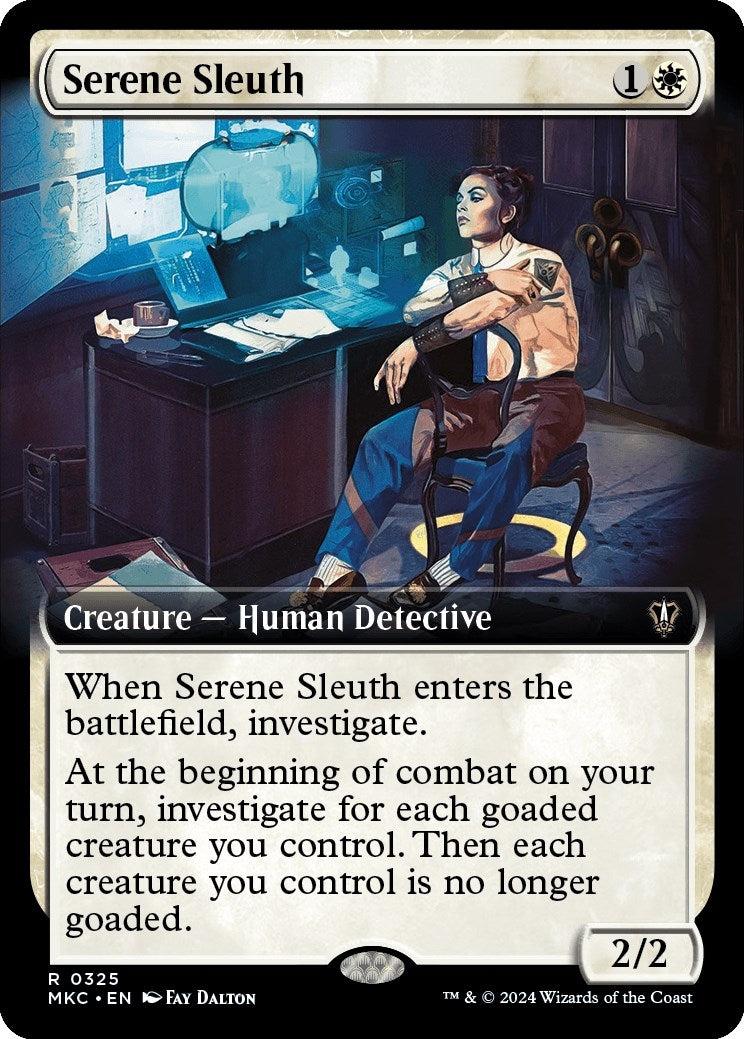 Image for Serene Sleuth (Extended Art) (Commander: Murders at Karlov Manor) (325) - Magic: The Gathering