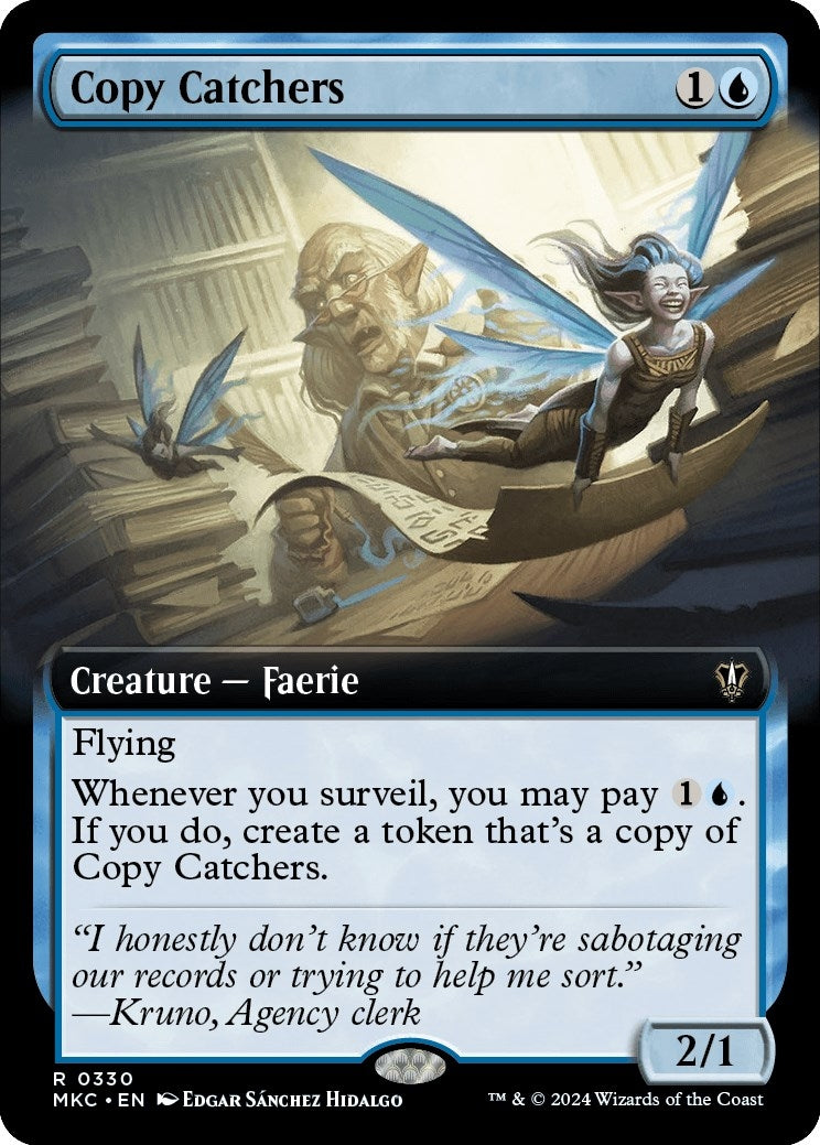 Image for Copy Catchers (Extended Art) (Commander: Murders at Karlov Manor) (330) - Magic: The Gathering