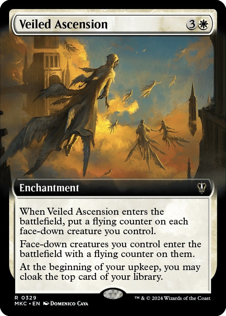 Image for Veiled Ascension (Extended Art) (Commander: Murders at Karlov Manor) (329) - Magic: The Gathering
