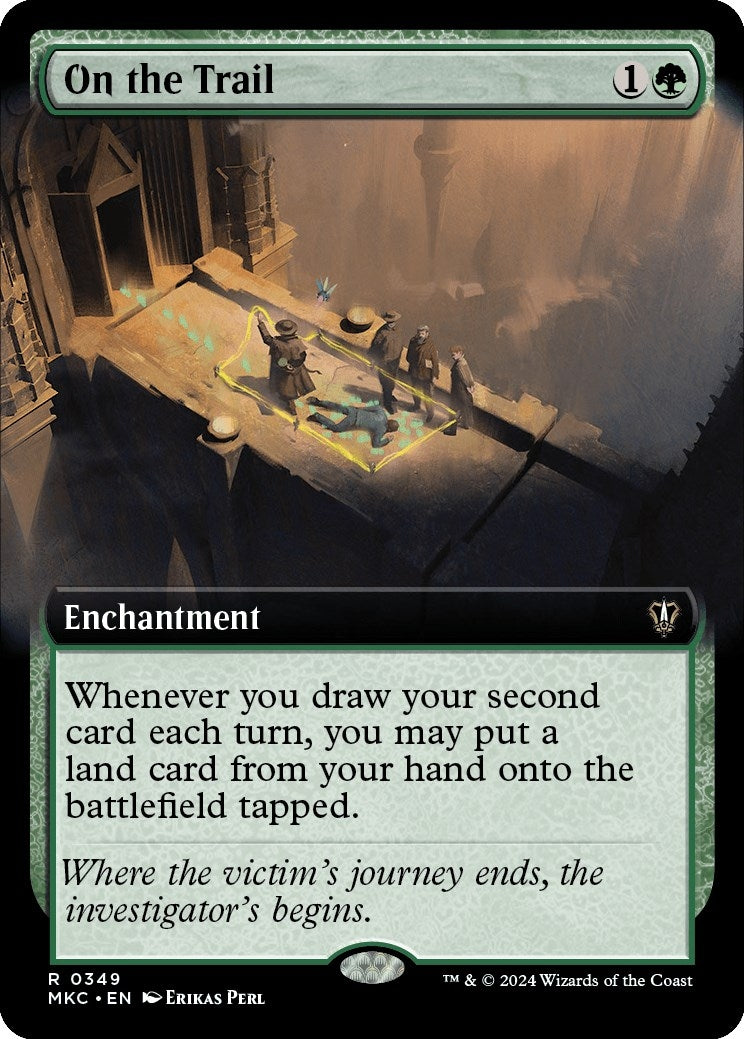 Image for On the Trail (Extended Art) (Commander: Murders at Karlov Manor) (349) - Magic: The Gathering