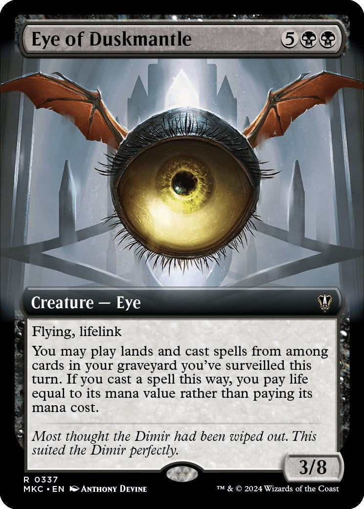 Image for Eye of Duskmantle (Extended Art) (Commander: Murders at Karlov Manor) (337) - Magic: The Gathering
