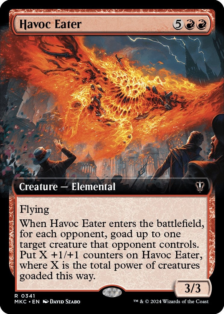 Image for Havoc Eater (Extended Art) (Commander: Murders at Karlov Manor) (341) - Magic: The Gathering