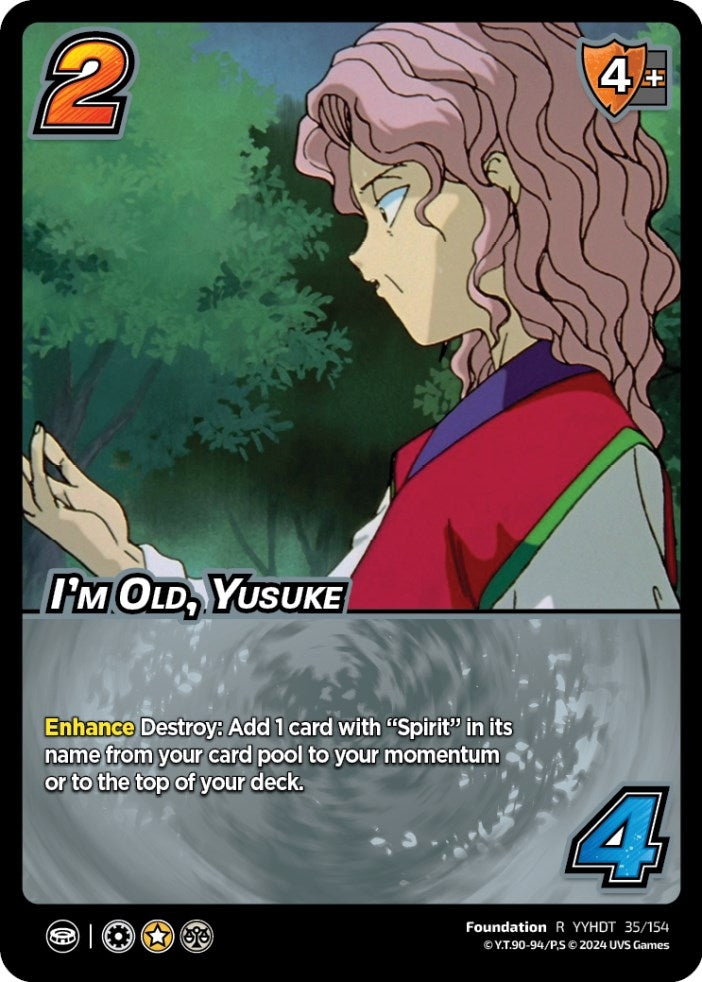 Image for I'm Old, Yusuke (Yu Yu Hakusho: Dark Tournament) (35/154) - UniVersus