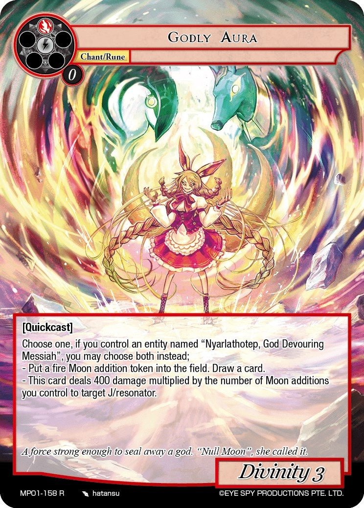 Image for Godly Aura (Masterpiece "Pilgrim-Memories") (MP01-158 R) - Force of Will