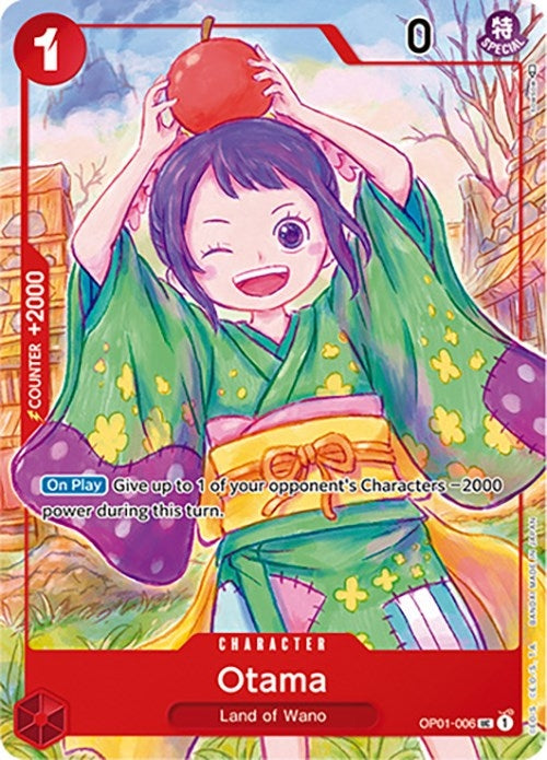 Image for Otama (Japanese 1st Anniversary Set) (One Piece Promotion Cards) (OP01-006) - One Piece Card Game
