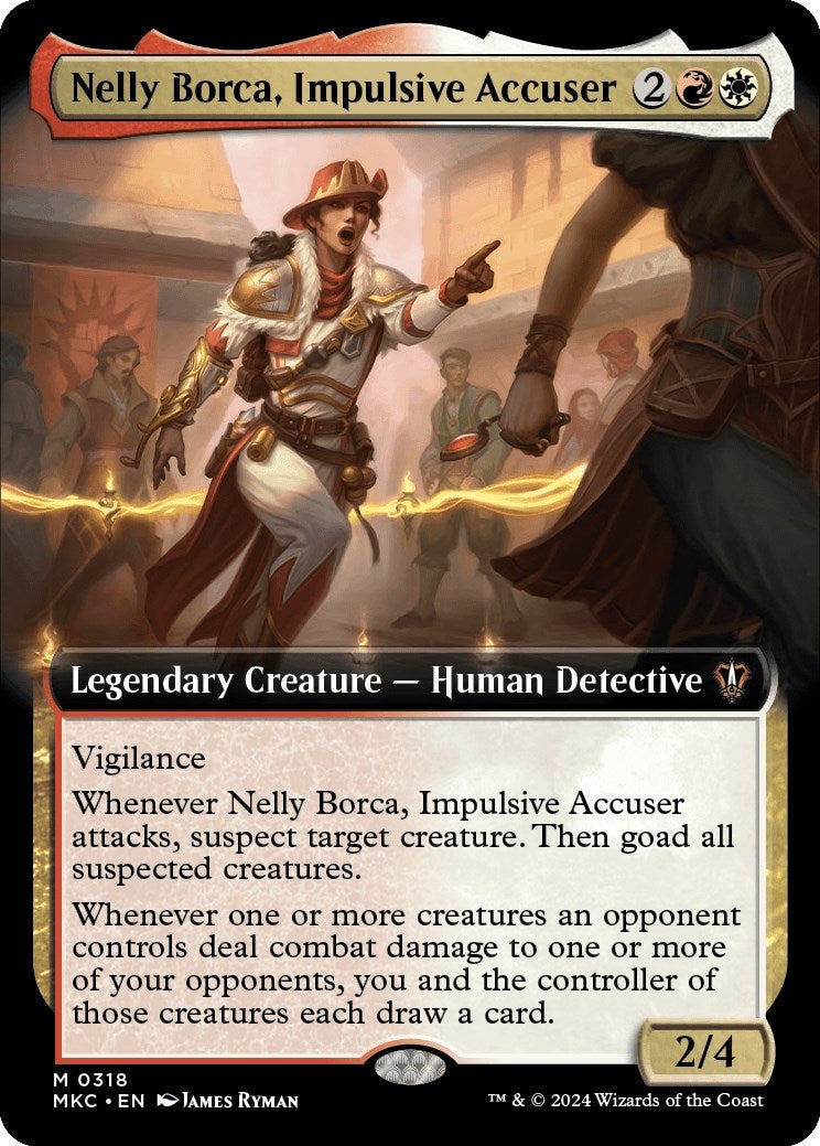 Image for Nelly Borca, Impulsive Accuser (Extended Art) (Commander: Murders at Karlov Manor) (318) - Magic: The Gathering