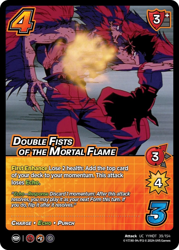 Image for Double Fists of the Mortal Flame (Yu Yu Hakusho: Dark Tournament) (39/154) - UniVersus