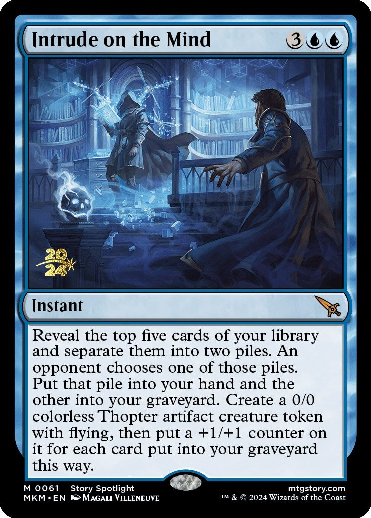 Image for Intrude on the Mind (Prerelease Cards) (61) - Magic: The Gathering